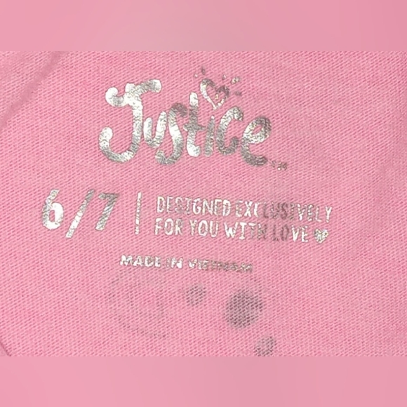 Justice Pink Koala Print Girls Size 6-7 Lounge Sleep Top Long Sleeved T - Picture 3 of 4